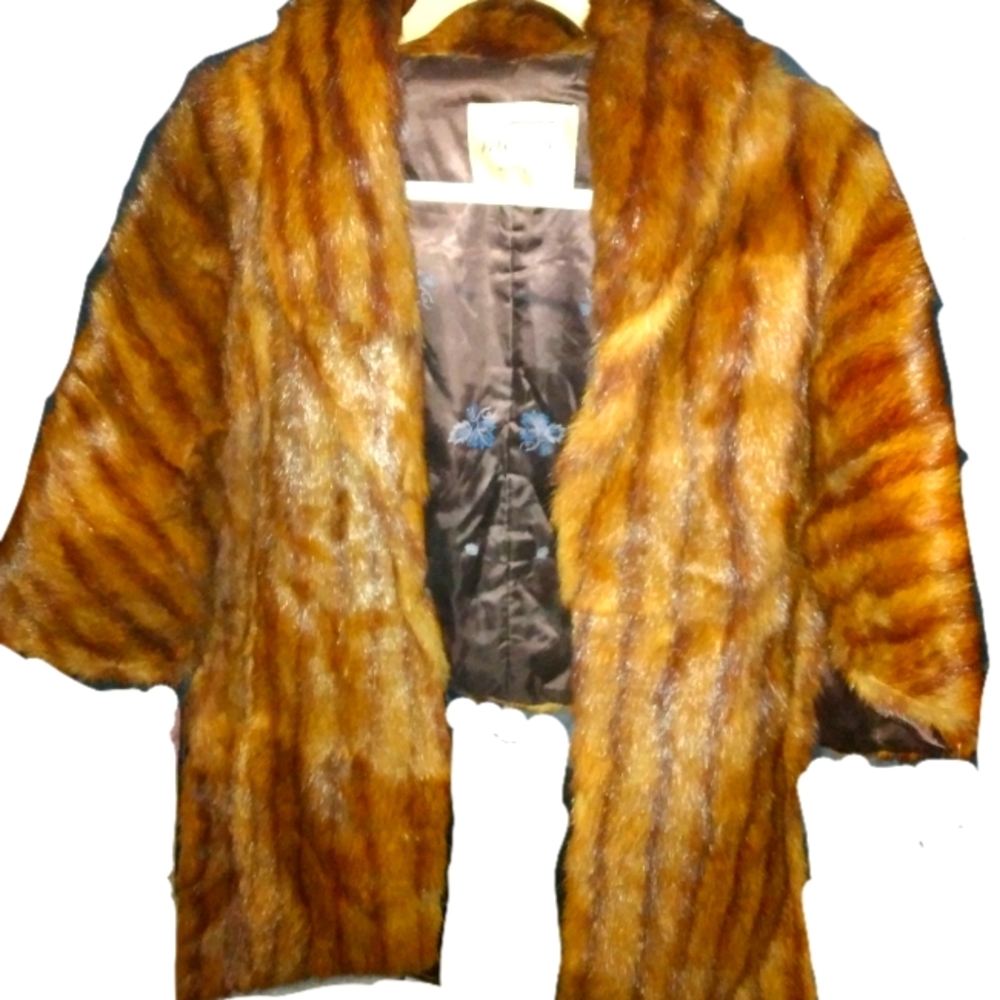 Vintage Morton's Mink Fur Shawl